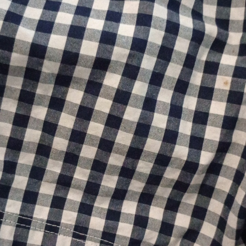 Tory Burch Womens Navy and White Checkered Romper - Picture 7 of 7